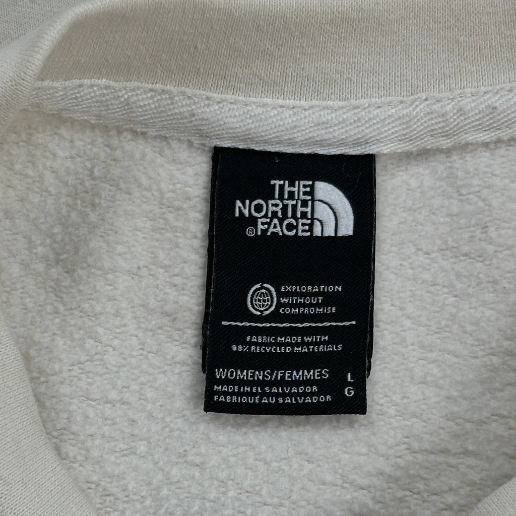 Exploration Without Compromise The North Face Graphic Sweatshirt - Large Cream Cotton - Image 3
