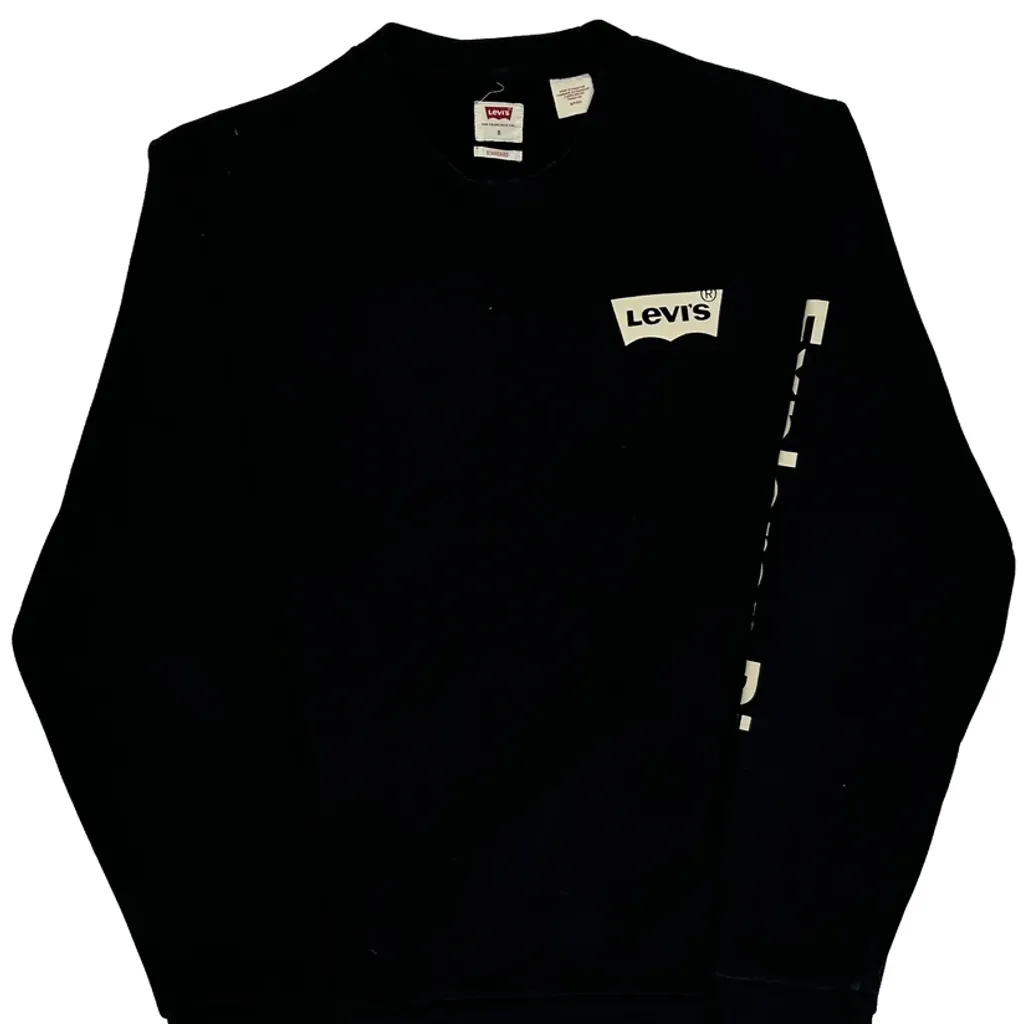 Explorer Division Levis Graphic Sweatshirt - Small Black Cotton - Image 4