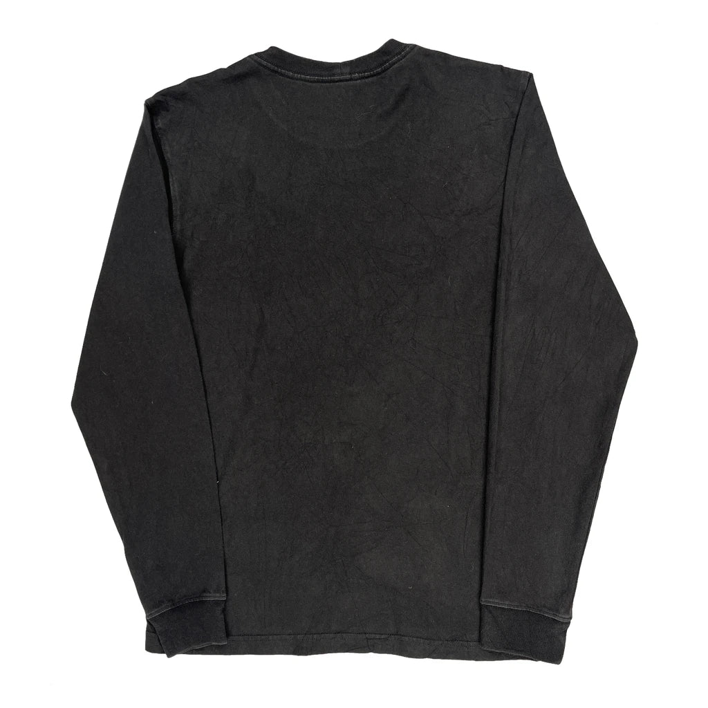 Exploring The Outdoors Carhartt Graphic Long Sleeve T-Shirt - Small Black Cotton - Image 2