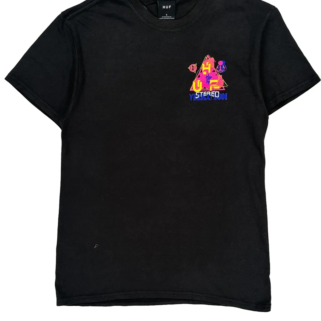 Explosions Of The Consciousness Huf Graphic T-Shirt - Small Black Cotton - Image 4