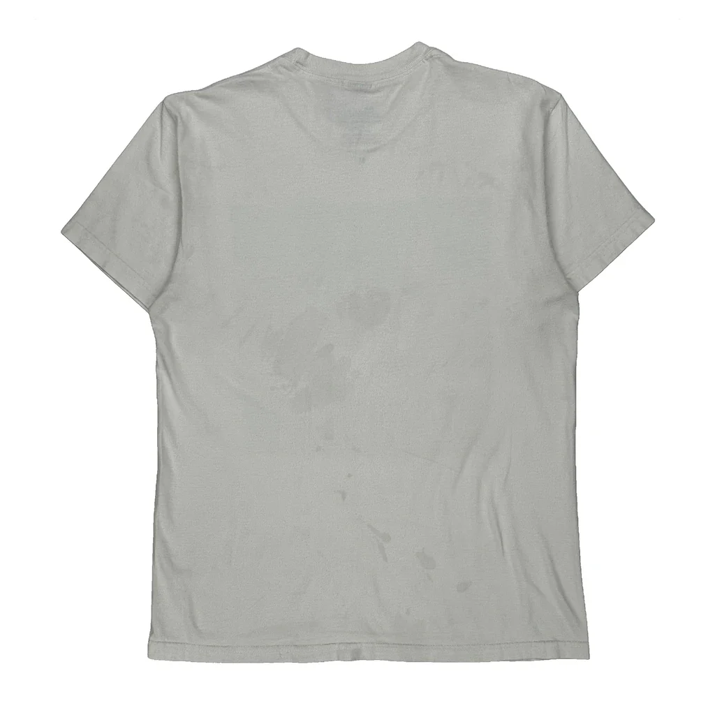 Fab Five Unbranded Nba Graphic T-Shirt - Medium White Cotton - Image 2