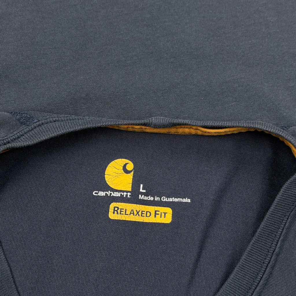 Facilities Management Carhartt T-Shirt - Large Navy Cotton - Image 3