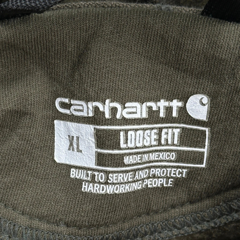 Facilities Operations Carhartt Hoodie - XL Green Cotton - Image 3