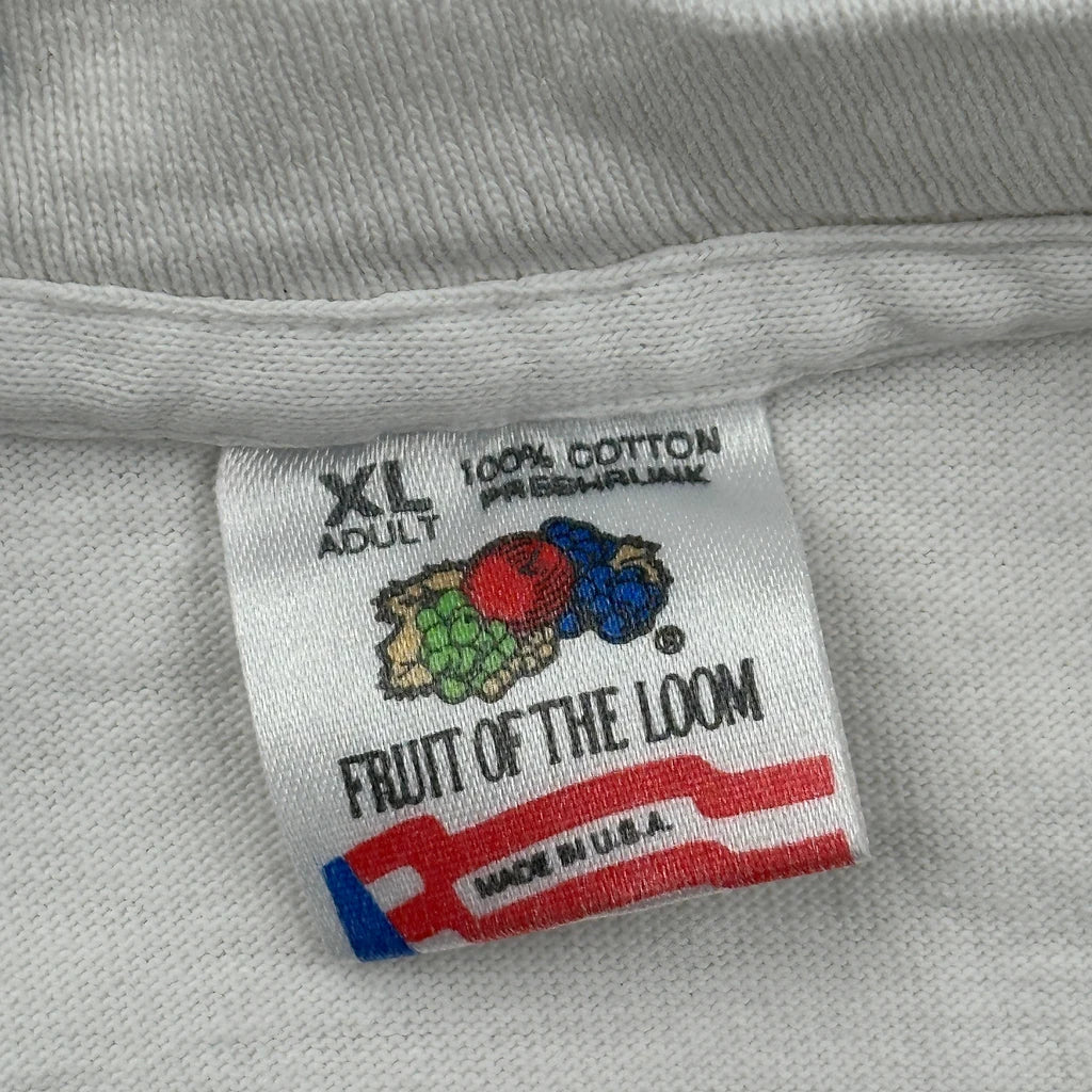 Facing Extinction Fruit Of The Loom Graphic T-Shirt - XL White Cotton - Image 3
