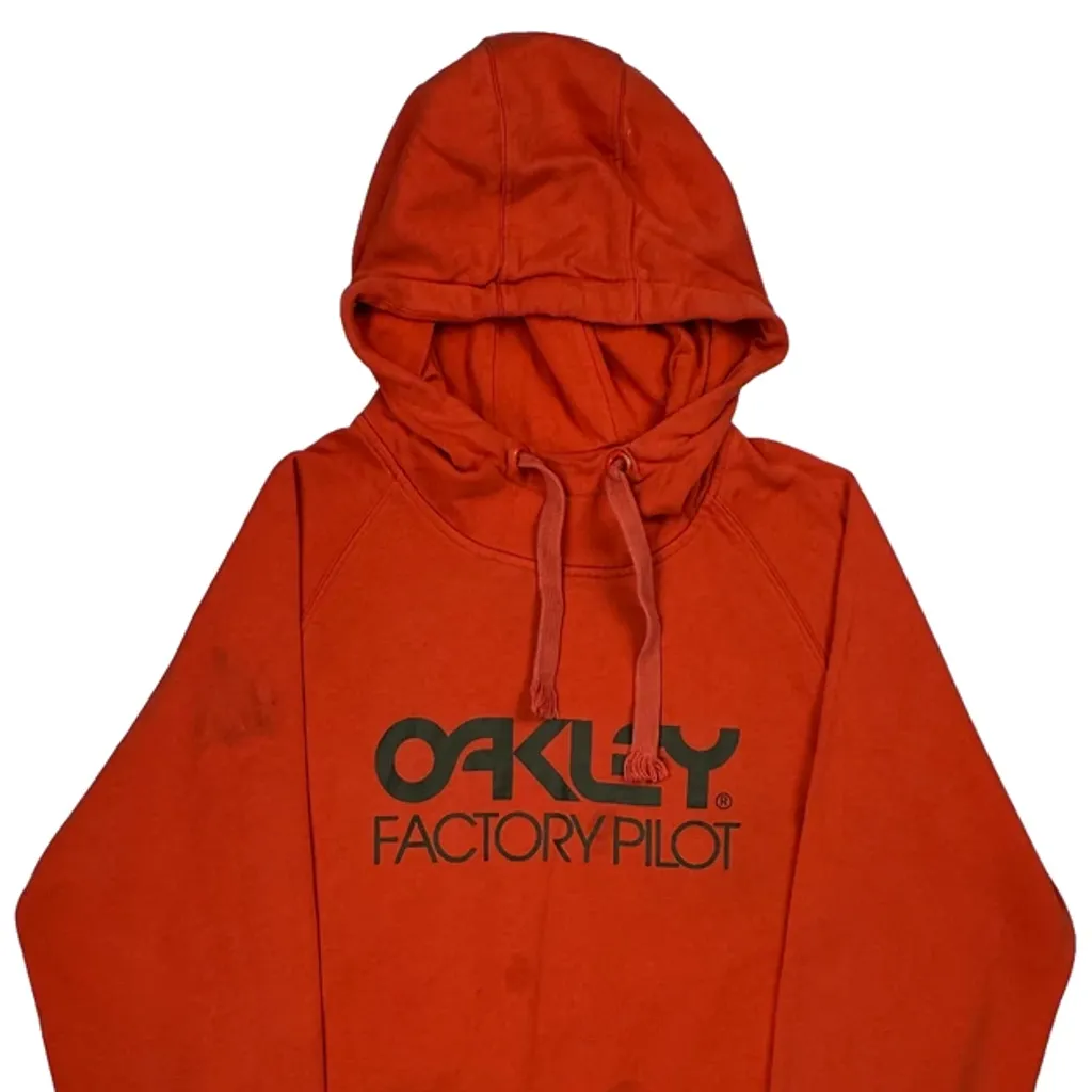 Factory Pilot Oakley Hoodie - Large Red Cotton - Image 5