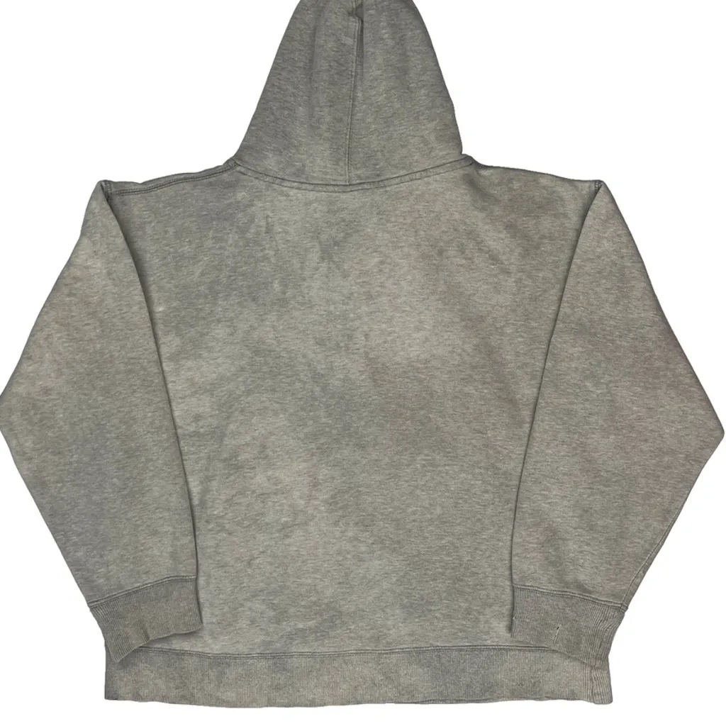 Faded Avirex Hoodie - Medium Grey Cotton Blend - Image 7