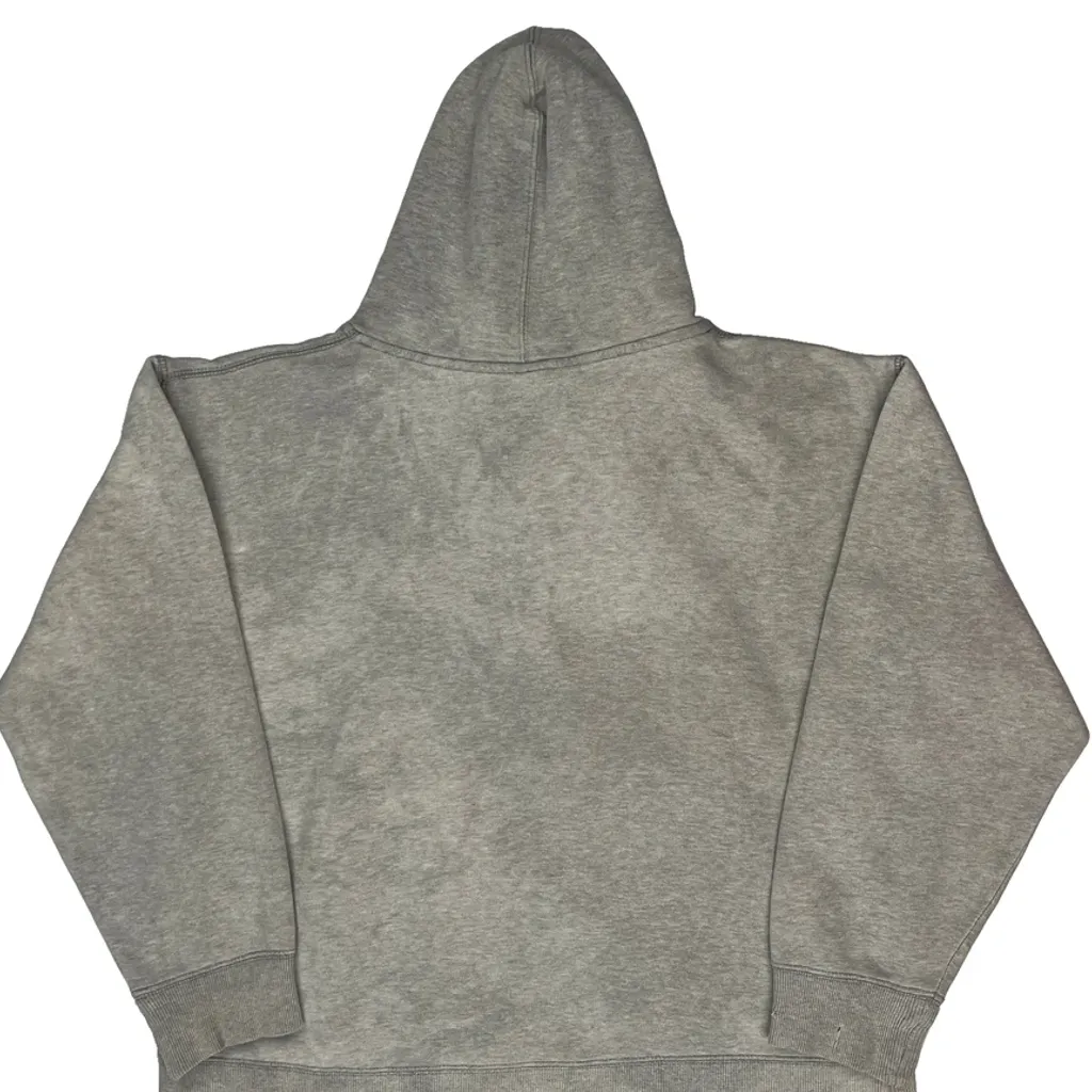 Faded Avirex Hoodie - Medium Grey Cotton Blend - Image 8