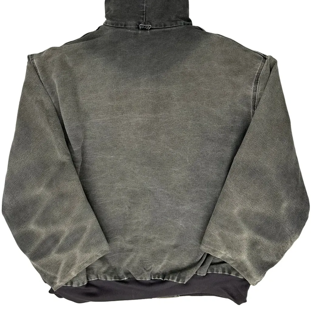 Faded Carhartt Jacket - XL Grey Cotton - Image 7