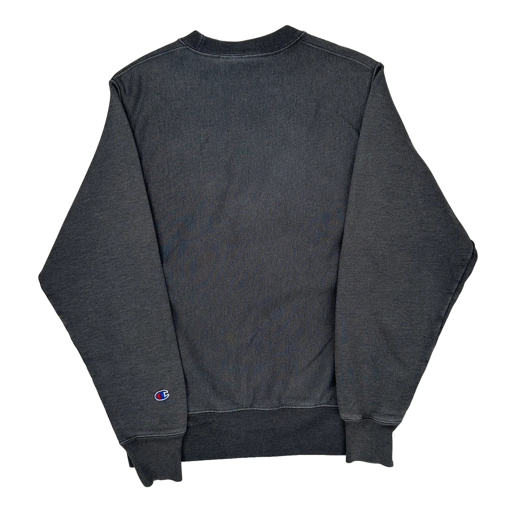 Faded Champion Reverse Weave Sweatshirt - Small Gray Cotton - Image 2