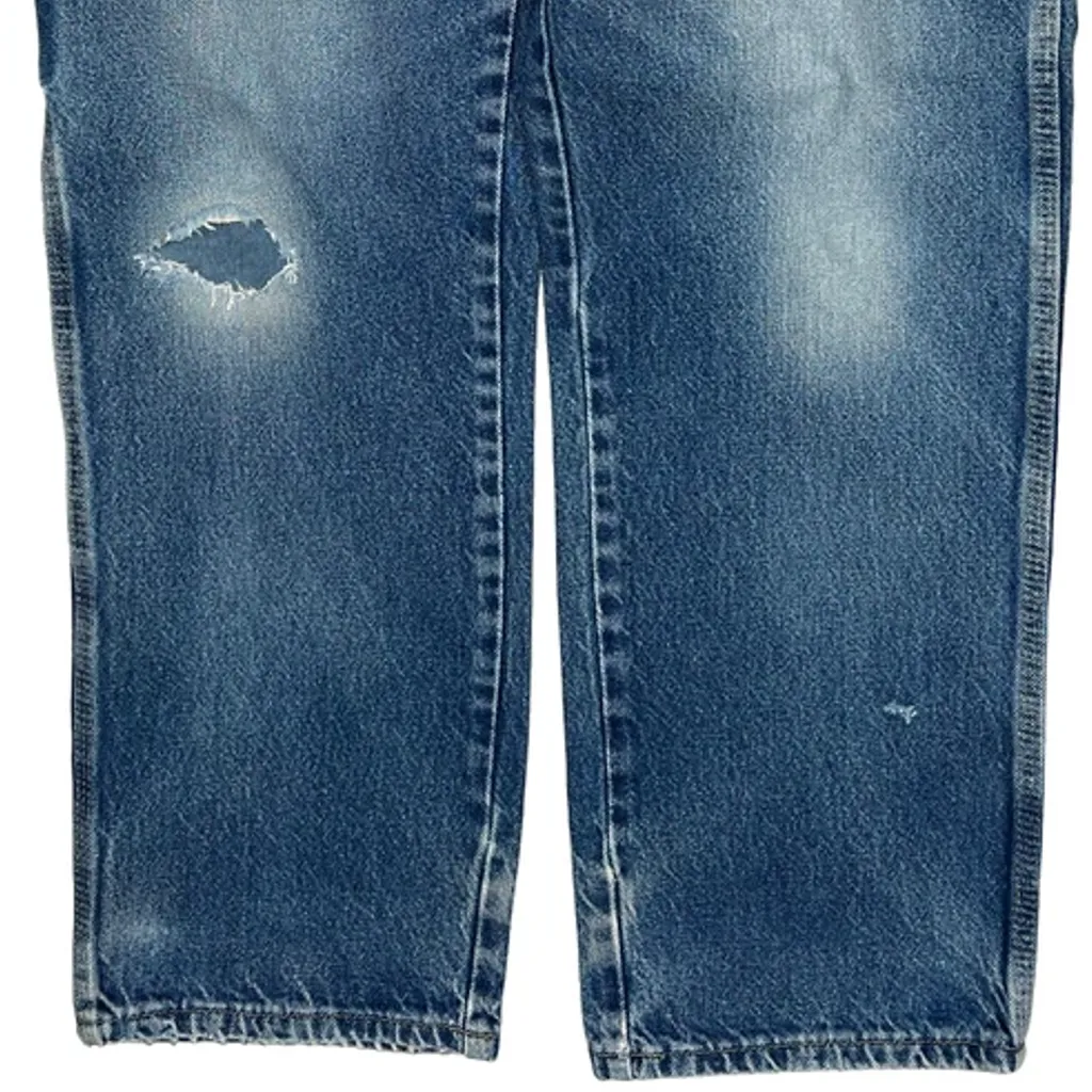 Faded Dickies Carpenter Jeans - 34W 30L Blue Cotton - Image 9