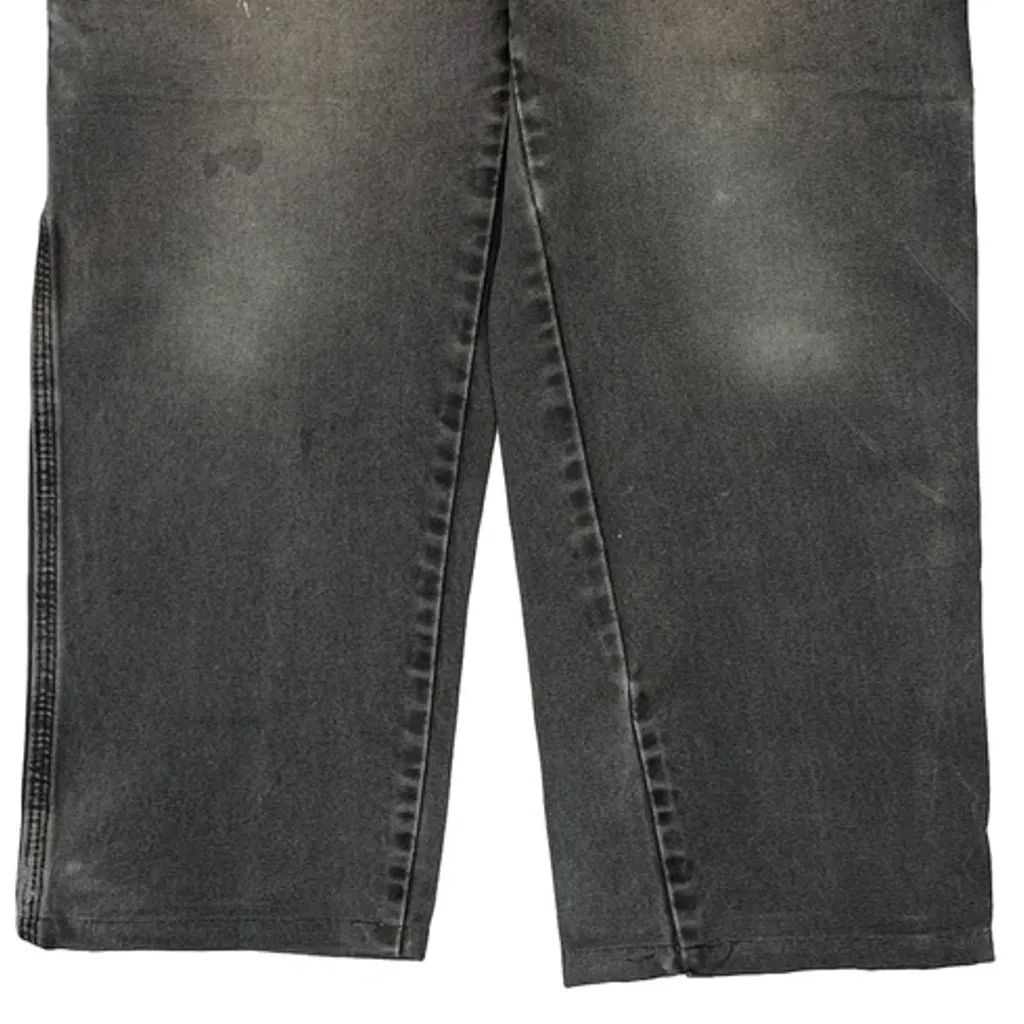 Faded Dickies Carpenter Trousers - 33W 30L Grey Cotton - Image 10