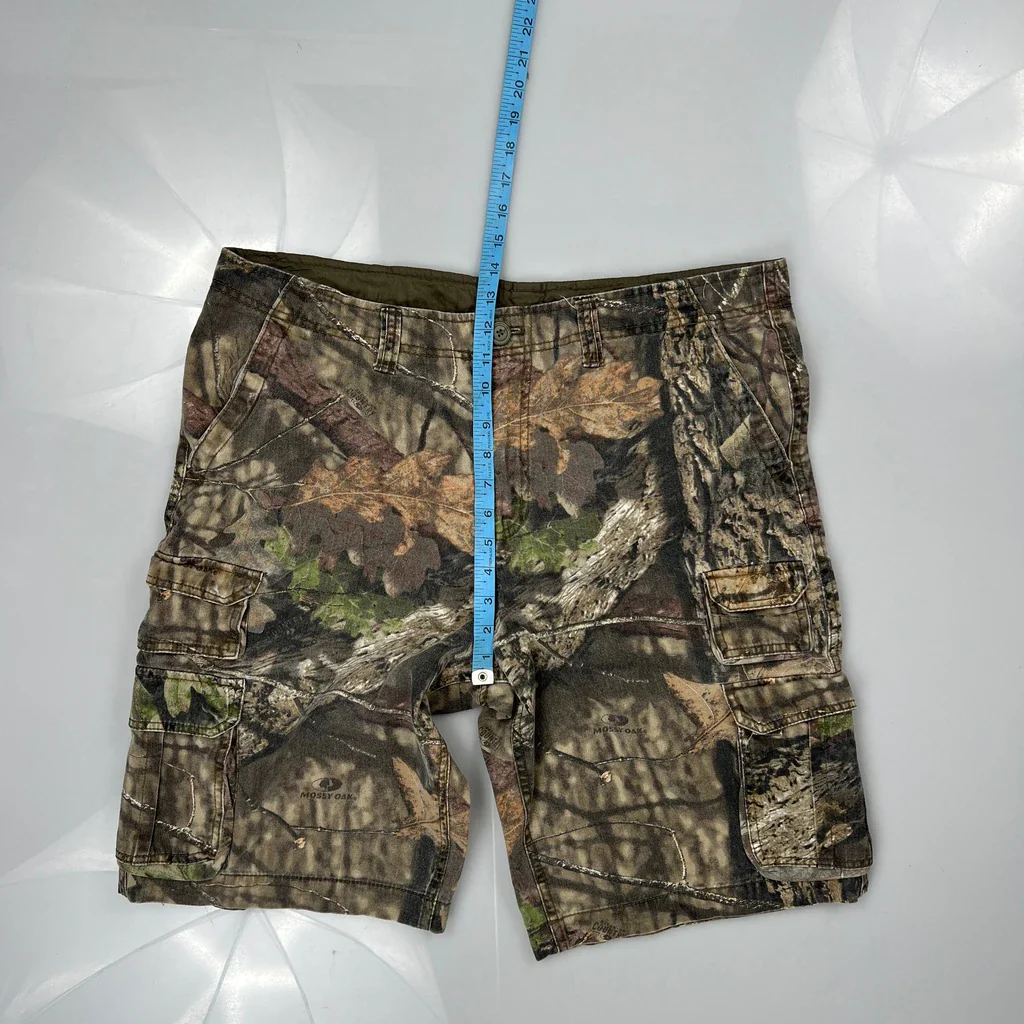 Faded Glory Camo Cargo Shorts - 38W 10L Camo Cotton - Image 4