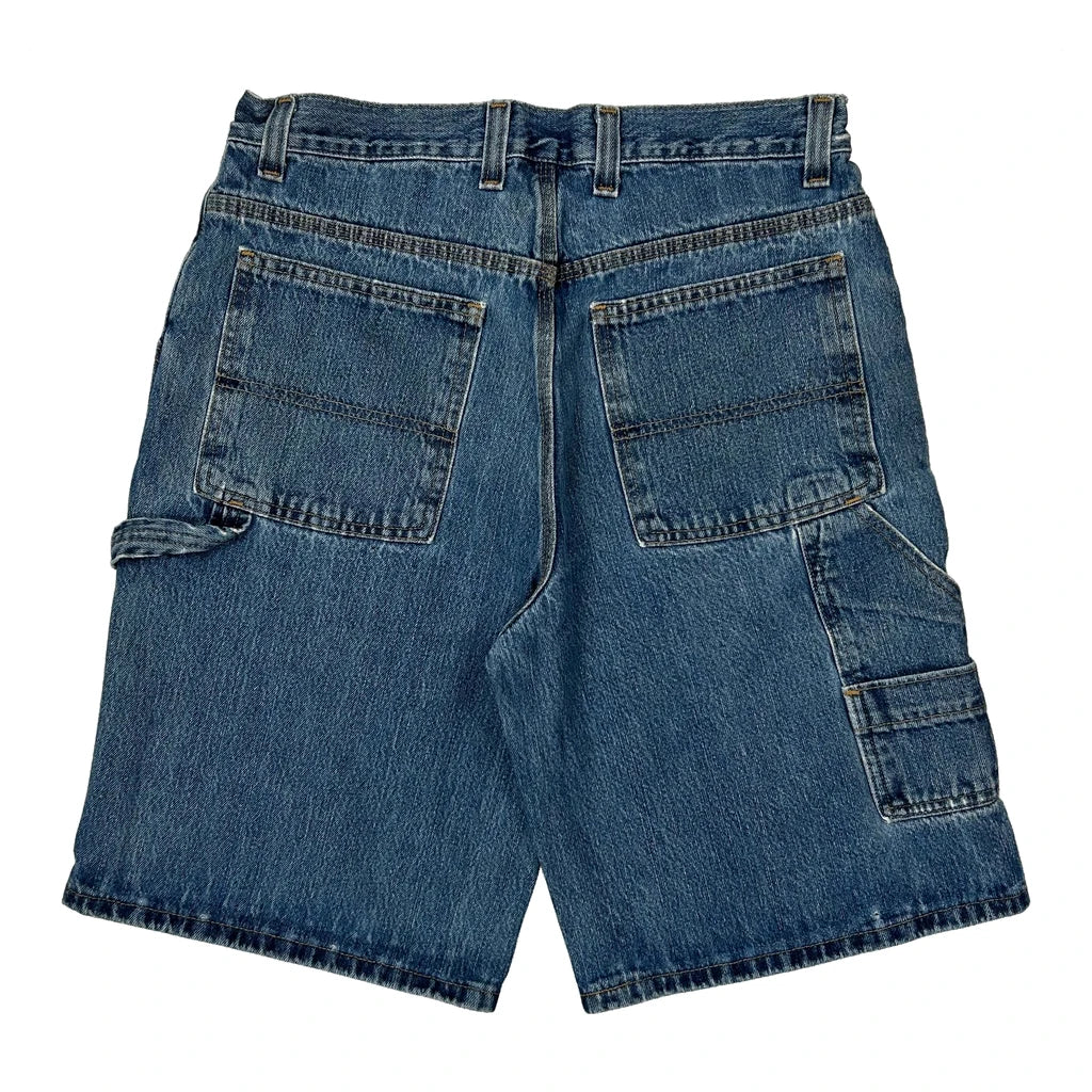 Faded Glory Carpenter Shorts - 30W 11L Blue Denim