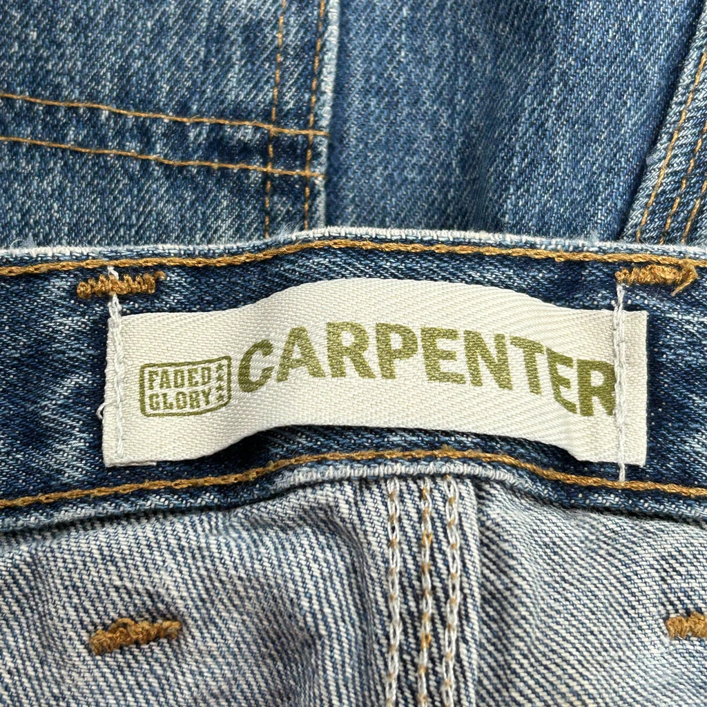 Faded Glory Carpenter Shorts - 30W 11L Blue Denim - Image 6