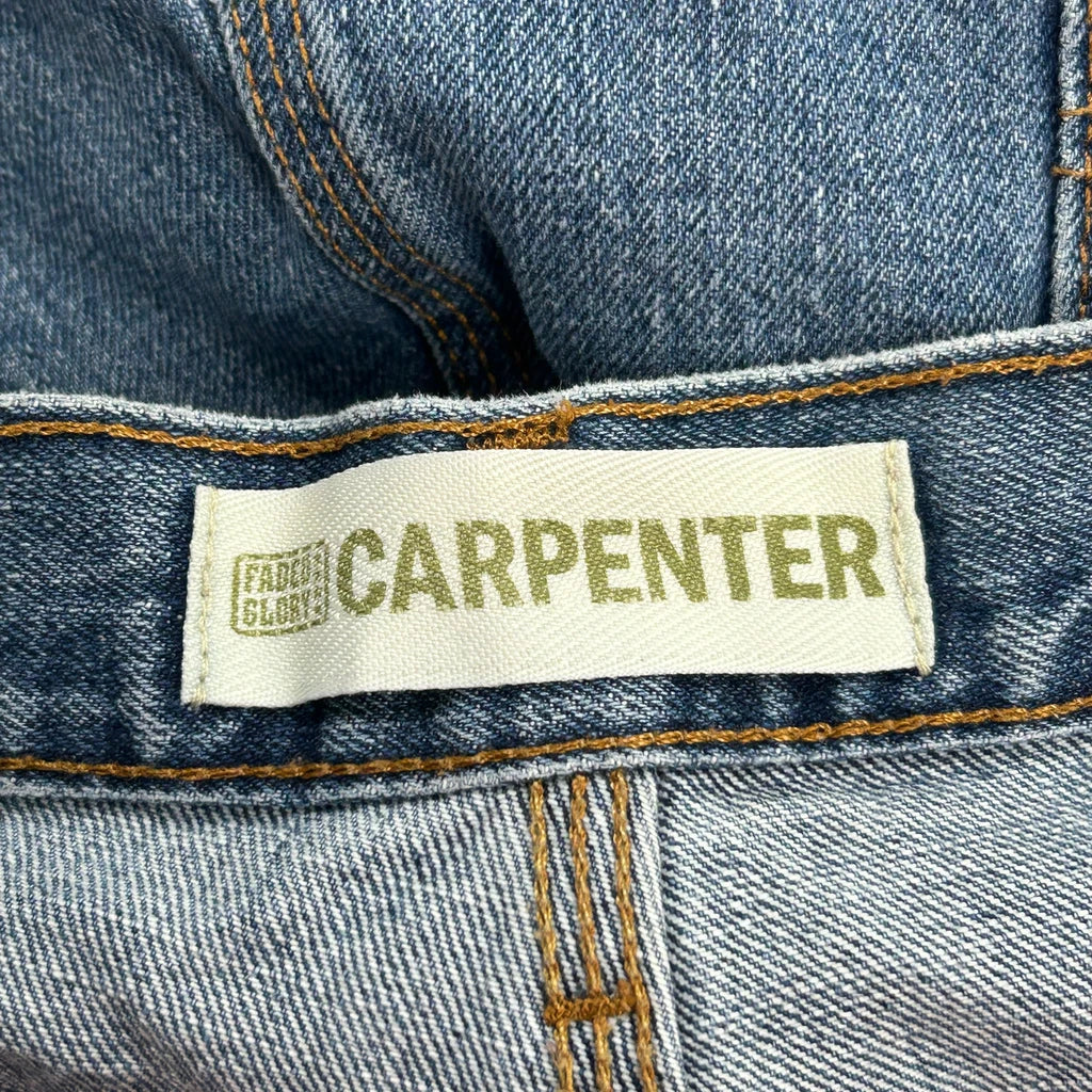 Faded Glory Carpenter Shorts - 36W 10L Blue Denim - Image 5