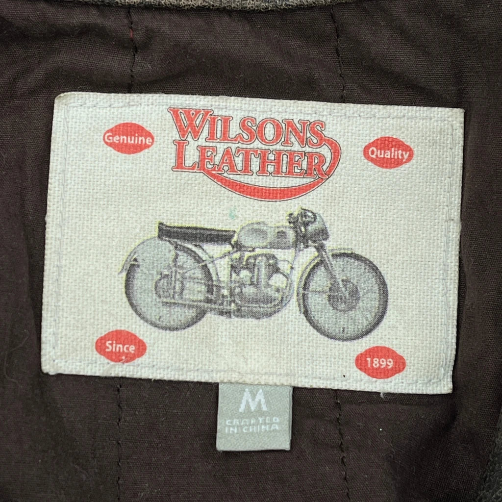 Faded Wilsons Leather Jacket - Medium Brown Leather - Image 3
