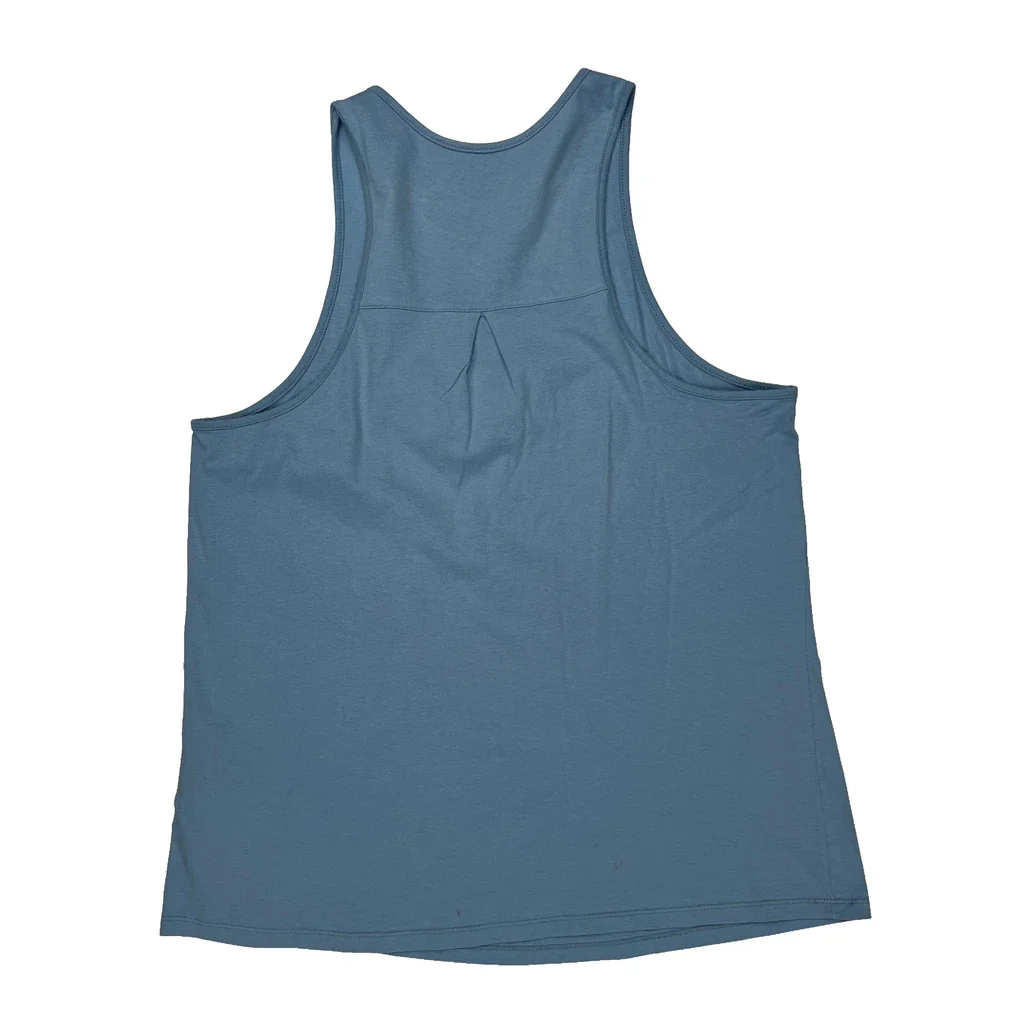 Fair Trade Certified Sewing Patagonia Tank Top - Medium Blue Cotton - Image 2