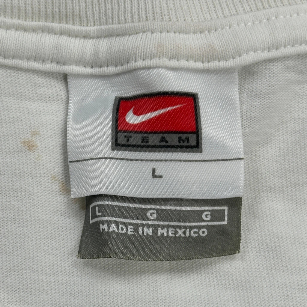 Falcons Nike Graphic Long Sleeve T-Shirt - Large White Cotton - Image 3