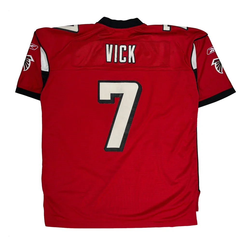 Falcons Reebok Nfl Jersey - XL Red Polyester - Image 2