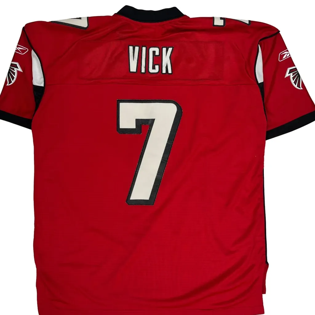 Falcons Reebok Nfl Jersey - XL Red Polyester - Image 7