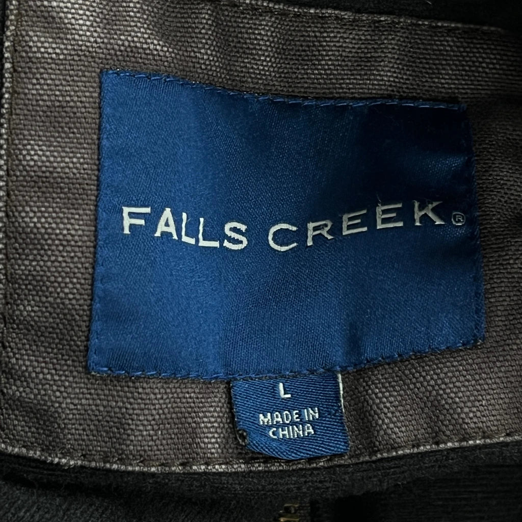 Falls Creek Workwear Jacket - Large Brown Cotton - Image 3
