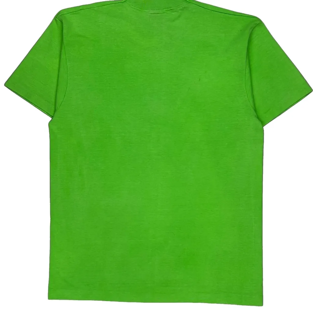 Farmer Commandoes Screen Stars Single Stitch T-Shirt - Large Green Cotton Blend - Image 6