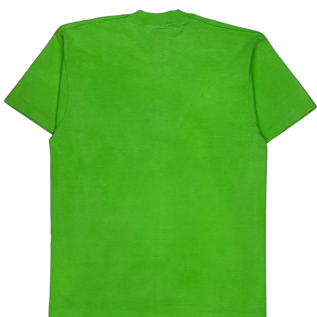 Farmer Commandoes Screen Stars Single Stitch T-Shirt - Large Green Cotton Blend - Image 7
