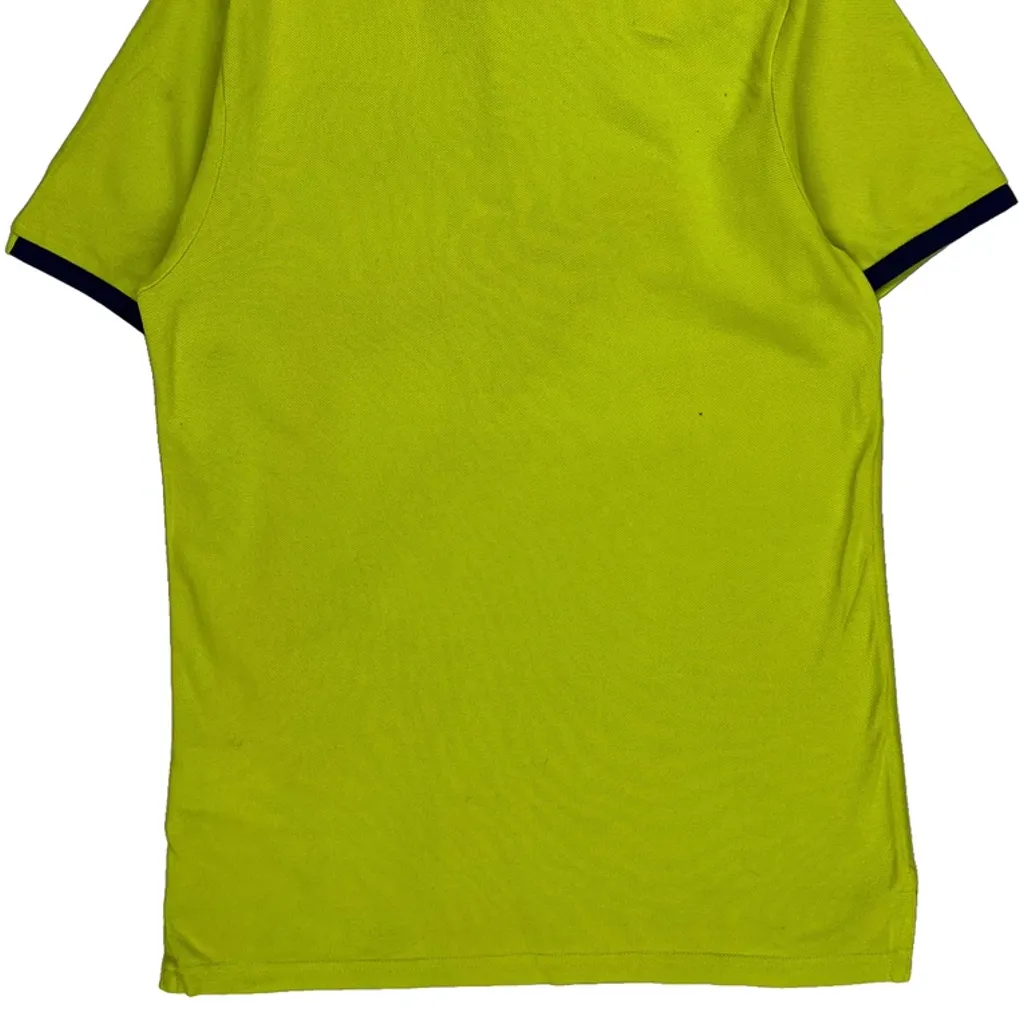 Fc Barcelona Nike Football Polo Shirt - Medium Yellow Cotton - Image 6