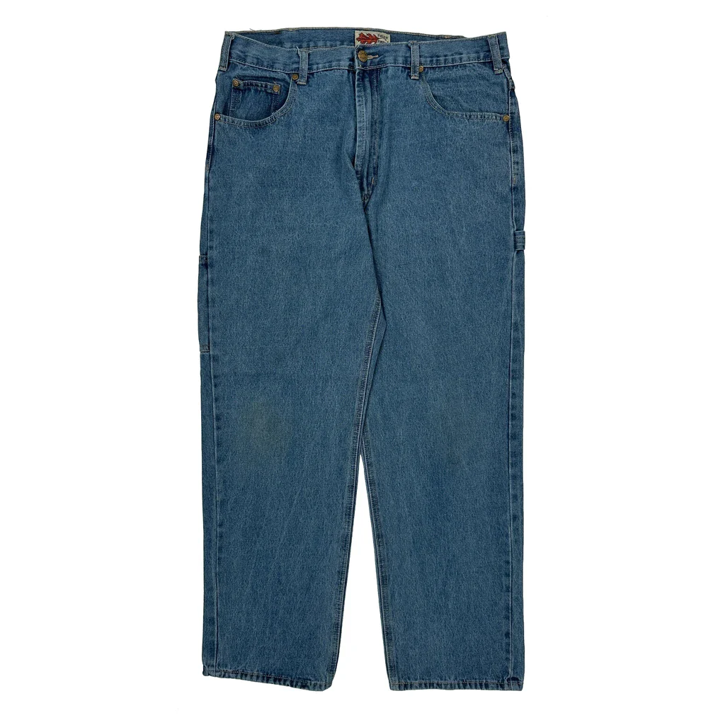 Field N Forest Carpenter Jeans - 34W 30L Blue Cotton - Image 2