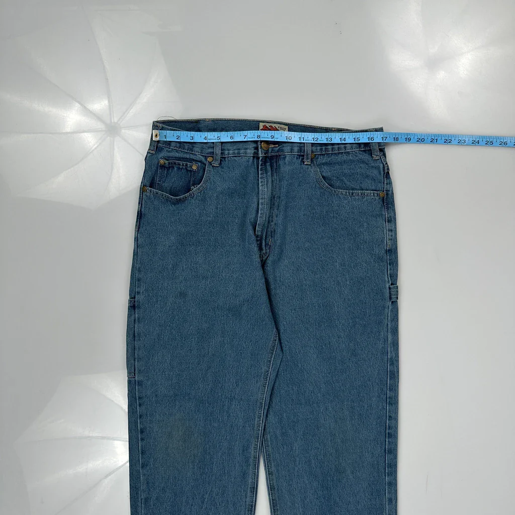 Field N Forest Carpenter Jeans - 34W 30L Blue Cotton - Image 5