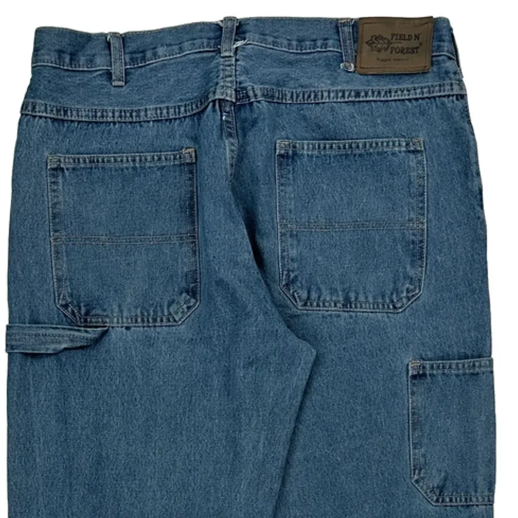 Field N Forest Carpenter Jeans - 34W 30L Blue Cotton - Image 8