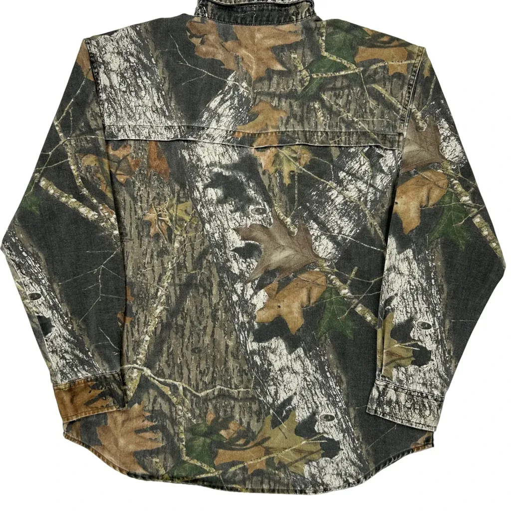Field Staff Flannel Shirt - Large Camo Cotton Blend - Image 7