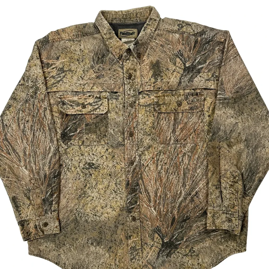 Field Staff Camo Shirt - XL Camo Cotton Blend - Image 4