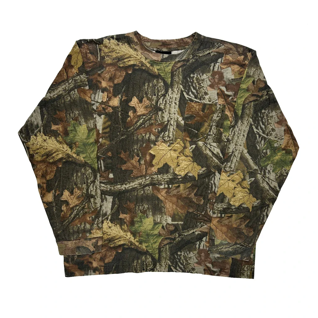 Fieldline Long Sleeve T-Shirt - XL Camo Cotton