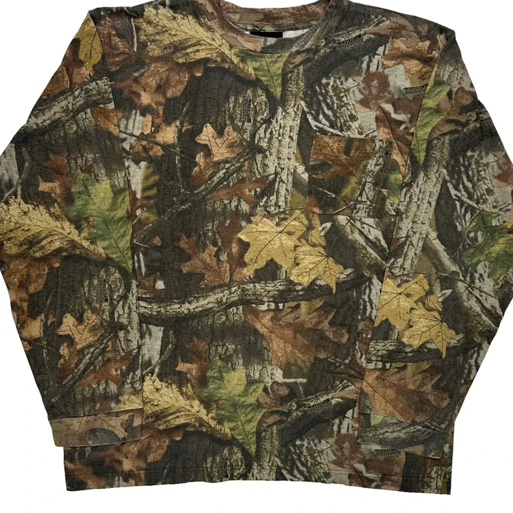 Fieldline Long Sleeve T-Shirt - XL Camo Cotton - Image 5