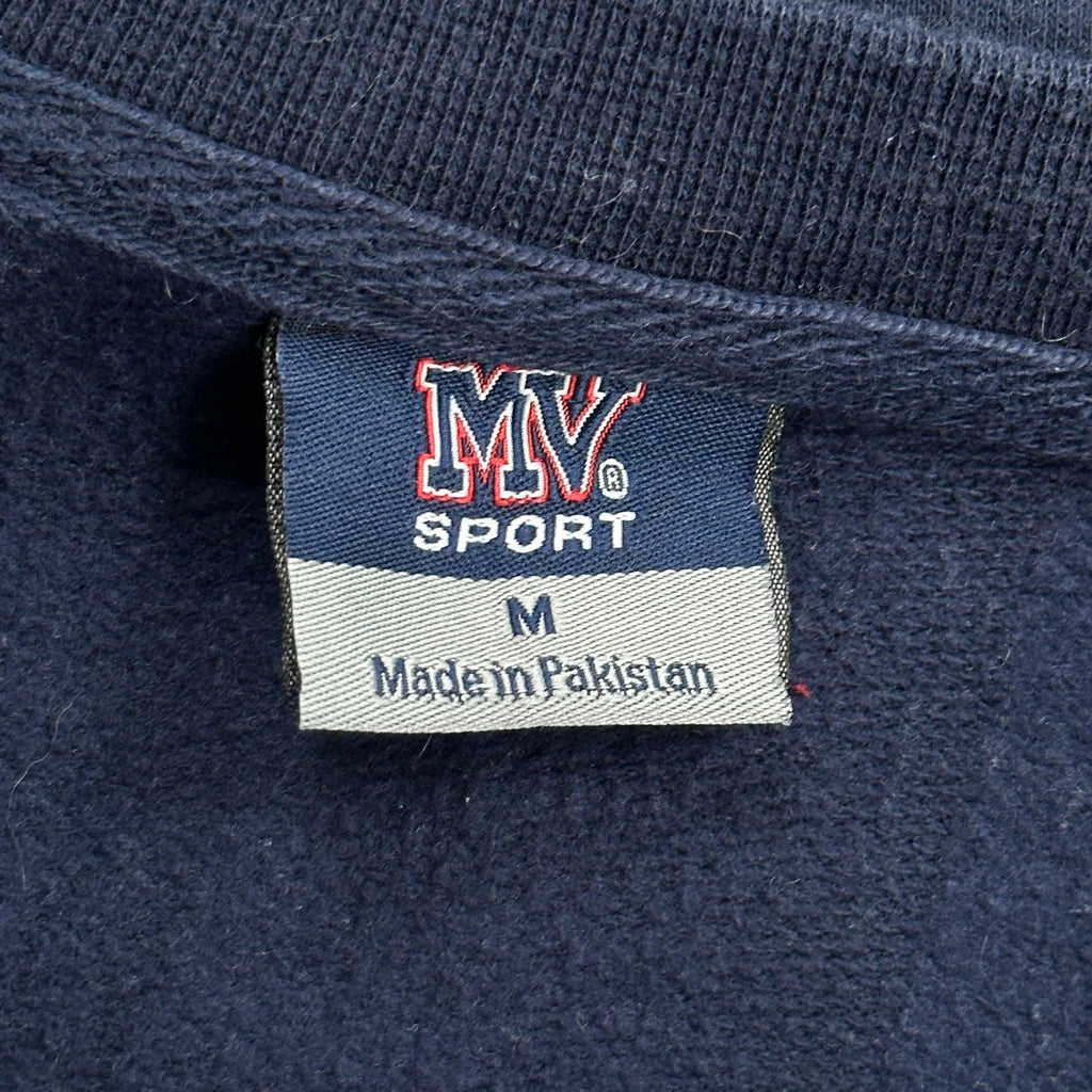 Fighting Bees Mv Sport College Sweatshirt - Medium Navy Cotton - Image 3