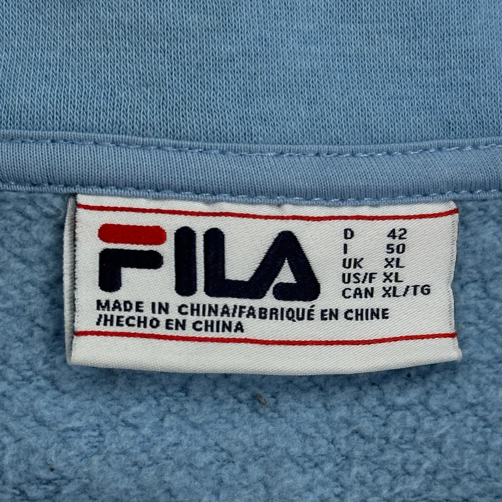 Fila 1/4 Zip - XL Black Cotton - Image 3