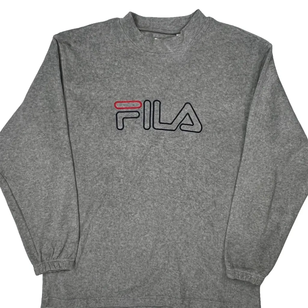 Fila Fleece - Large Gray Polyester - Image 4