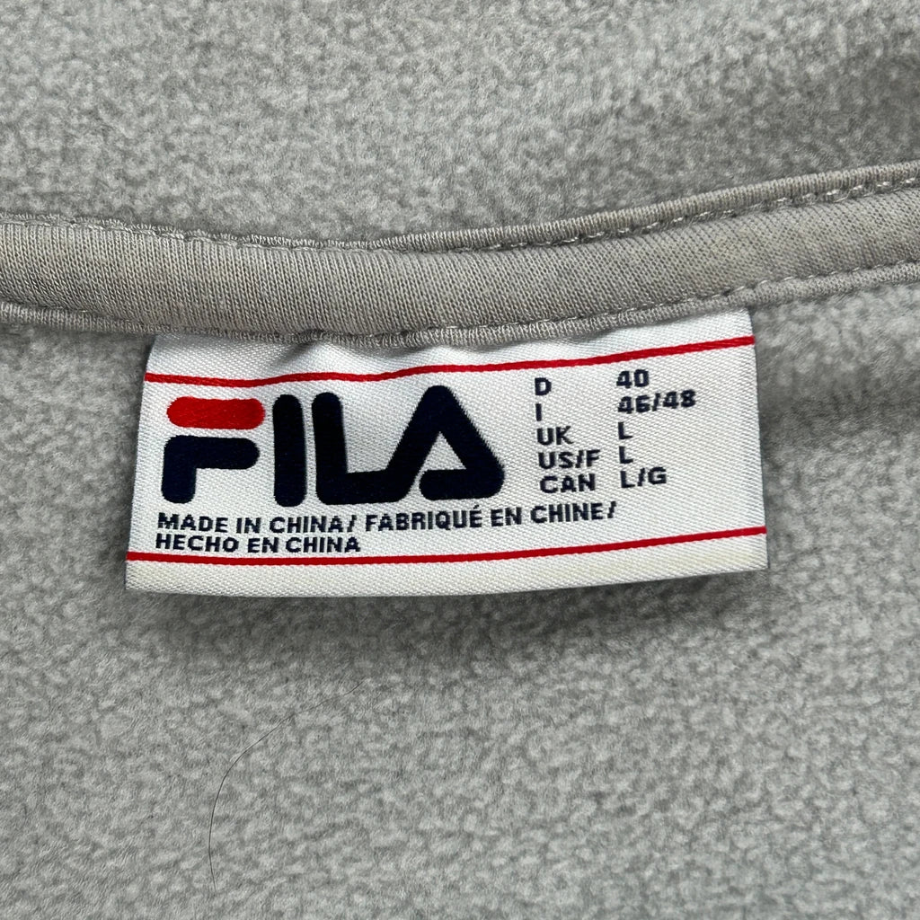 Fila Spellout Fleece - Large Grey Polyester - Image 3