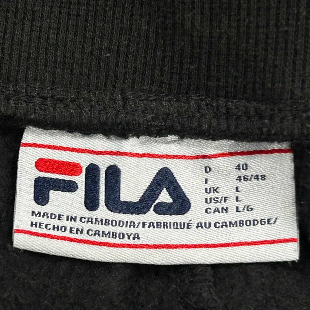 Fila Joggers - Large Black Cotton - Image 3