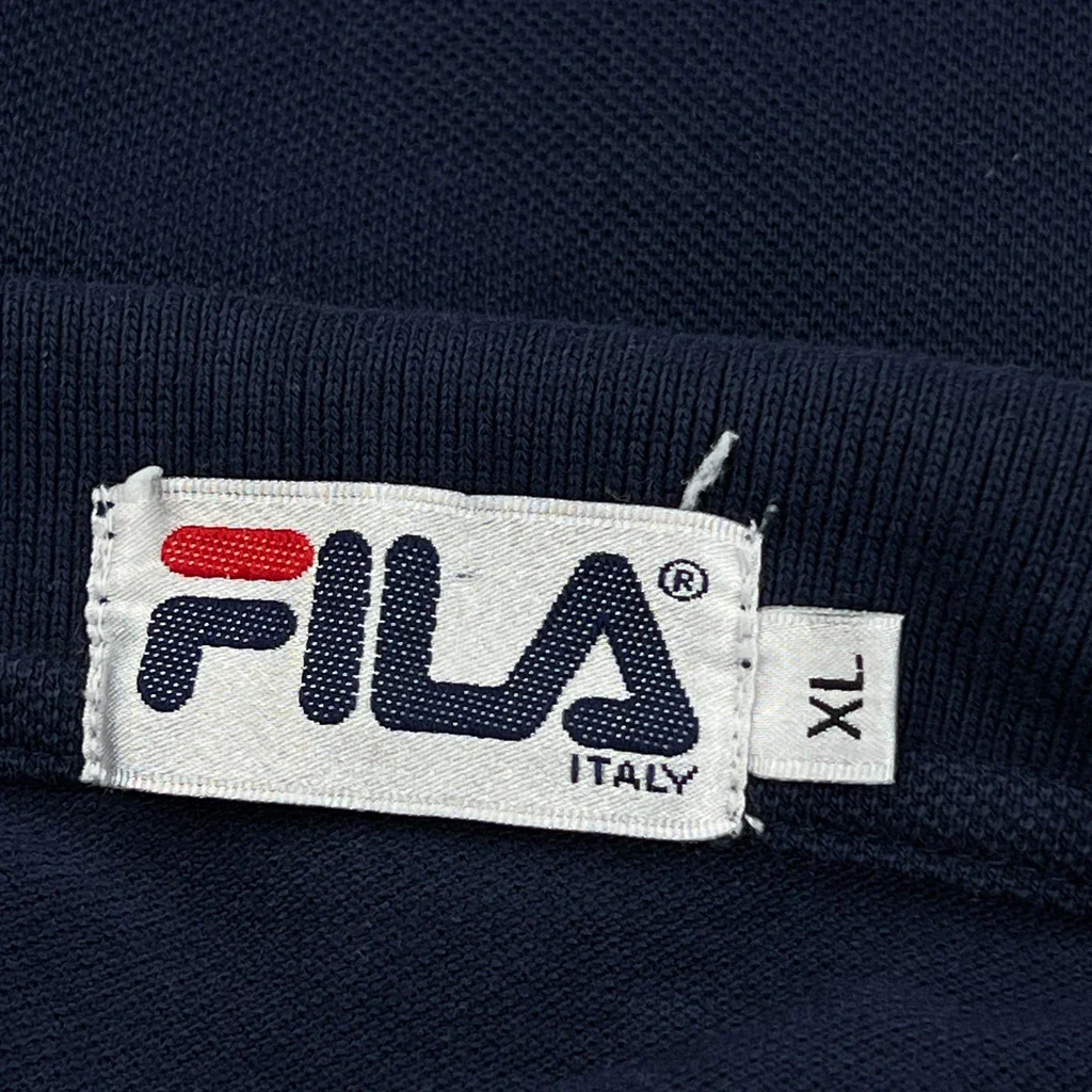 Fila Polo Shirt - XL Navy Cotton - Image 3