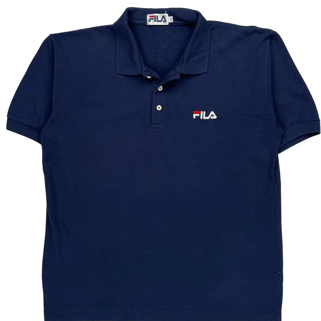 Fila Polo Shirt - XL Navy Cotton - Image 4