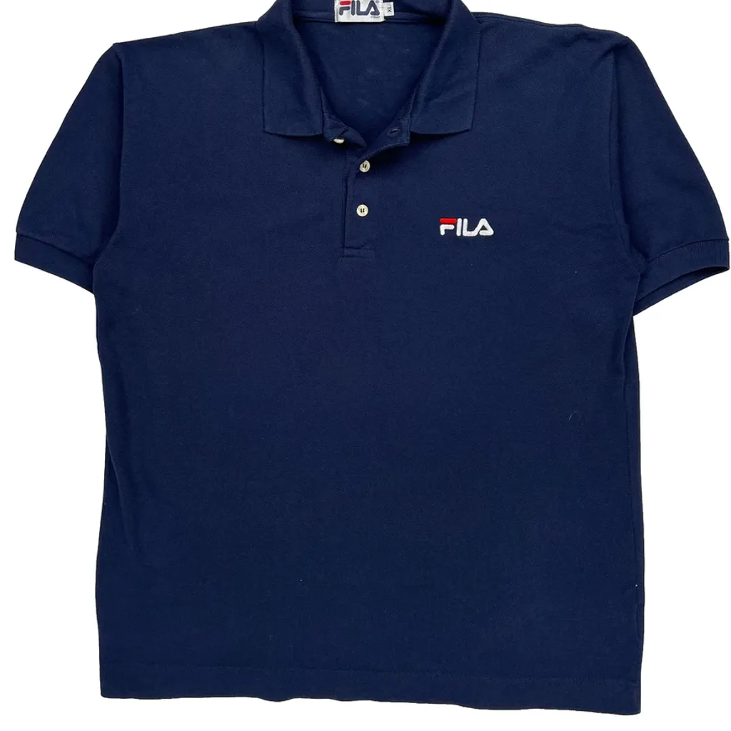 Fila Polo Shirt - XL Navy Cotton - Image 5
