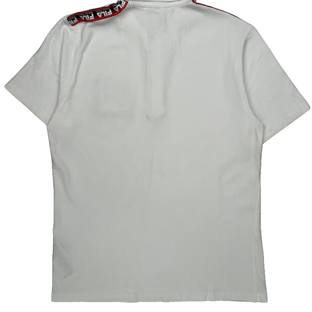 Fila Polo Shirt - Medium White Cotton - Image 6