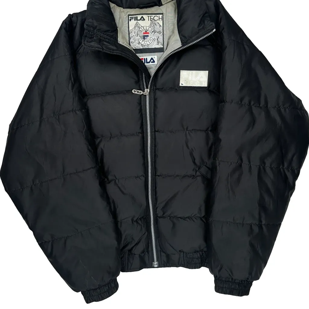 Fila Puffer - Medium Black Nylon - Image 4