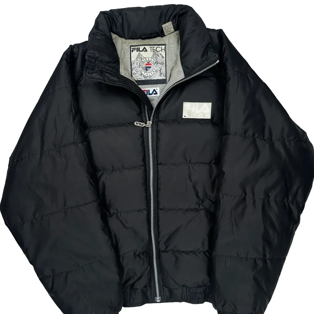 Fila Puffer - Medium Black Nylon - Image 5