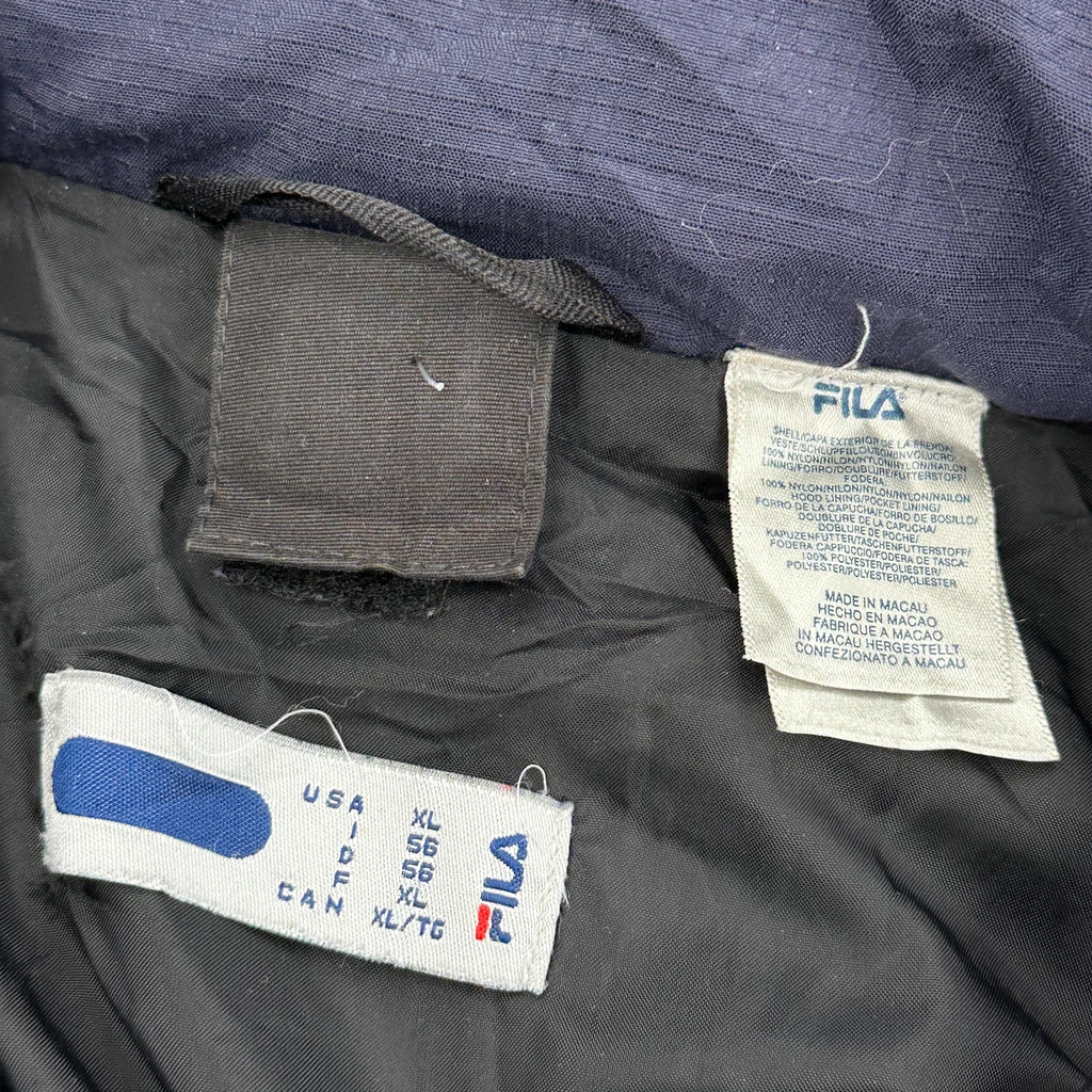 Fila Ski Jacket - XL Blue Nylon - Image 3
