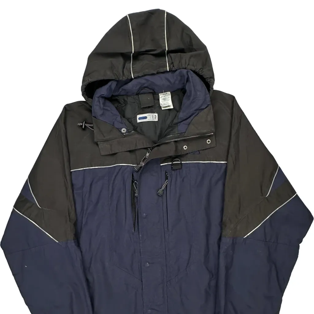 Fila Ski Jacket - XL Blue Nylon - Image 6