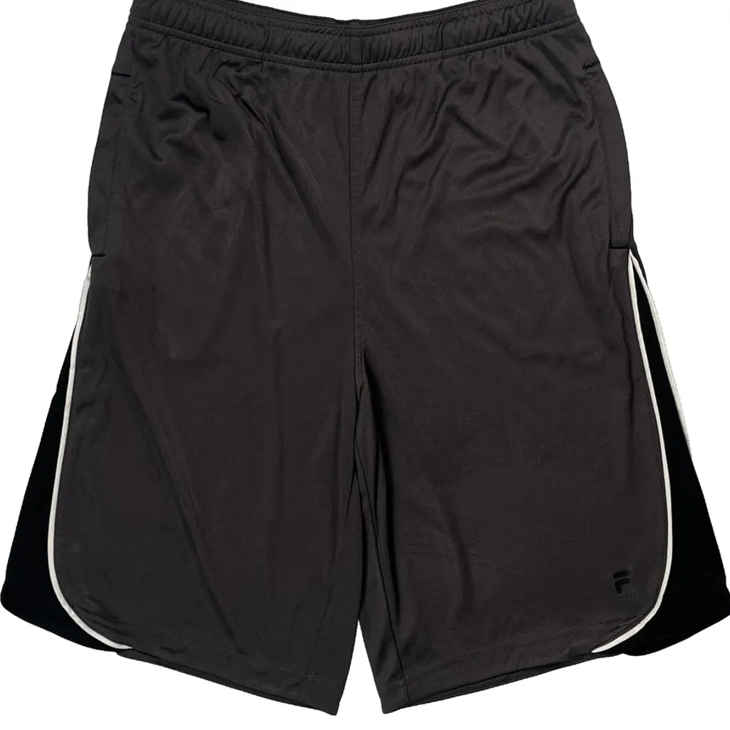 Fila Sport Shorts - XL Grey Polyester - Image 4