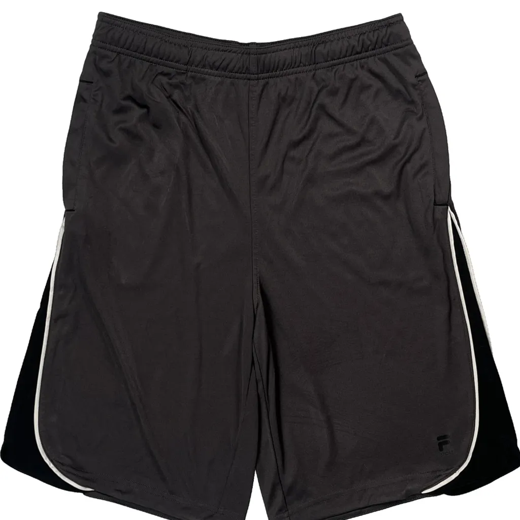 Fila Sport Shorts - XL Grey Polyester - Image 5
